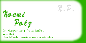noemi polz business card